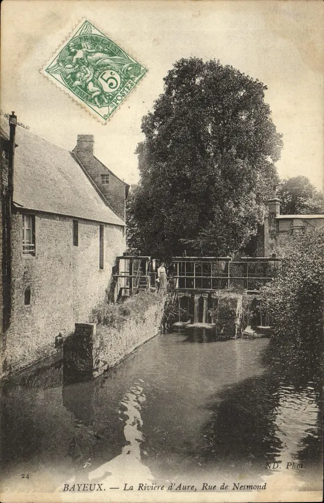 Bayeux — Die Aure, Straße de Nesmond — ND. Phot. - Vorderseite