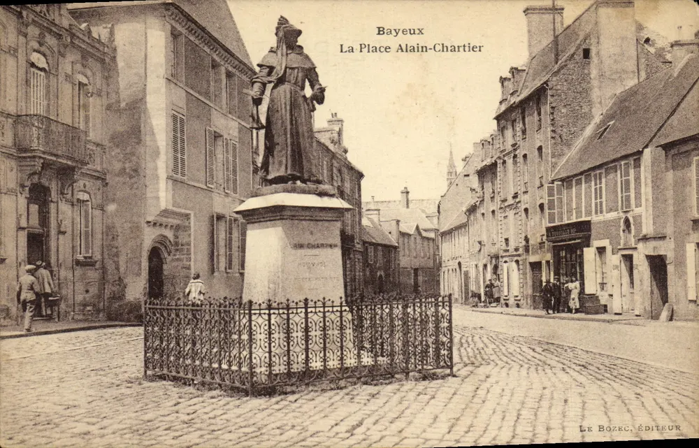 Bayeux — A Place Alain-Chartier — Le Bozec, editor - Frente