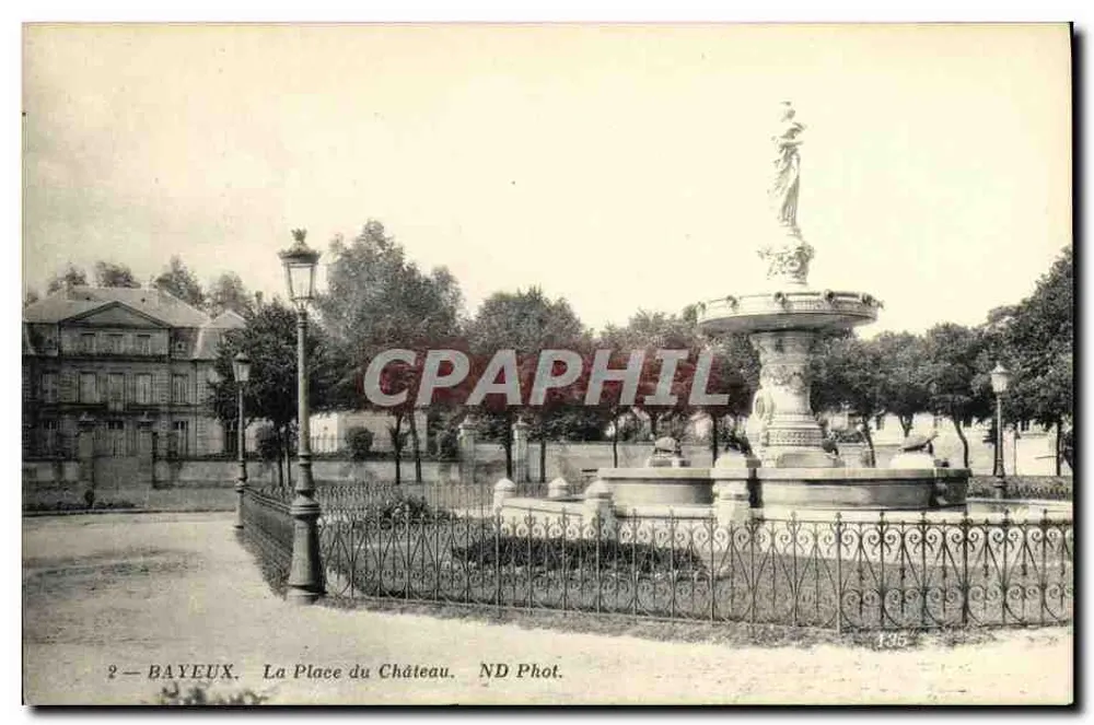 Bayeux — Plein van het Kasteel — ND Fot. n°2 - Voorkant