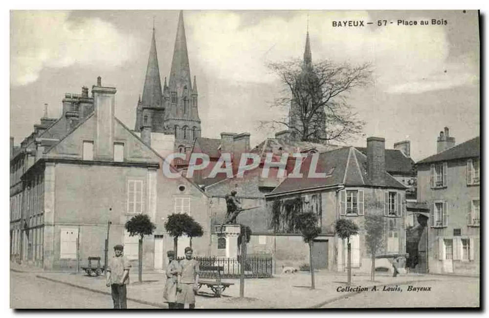 Bayeux - Place au Bois — Coleção A. Louis, Bayeux - Frente