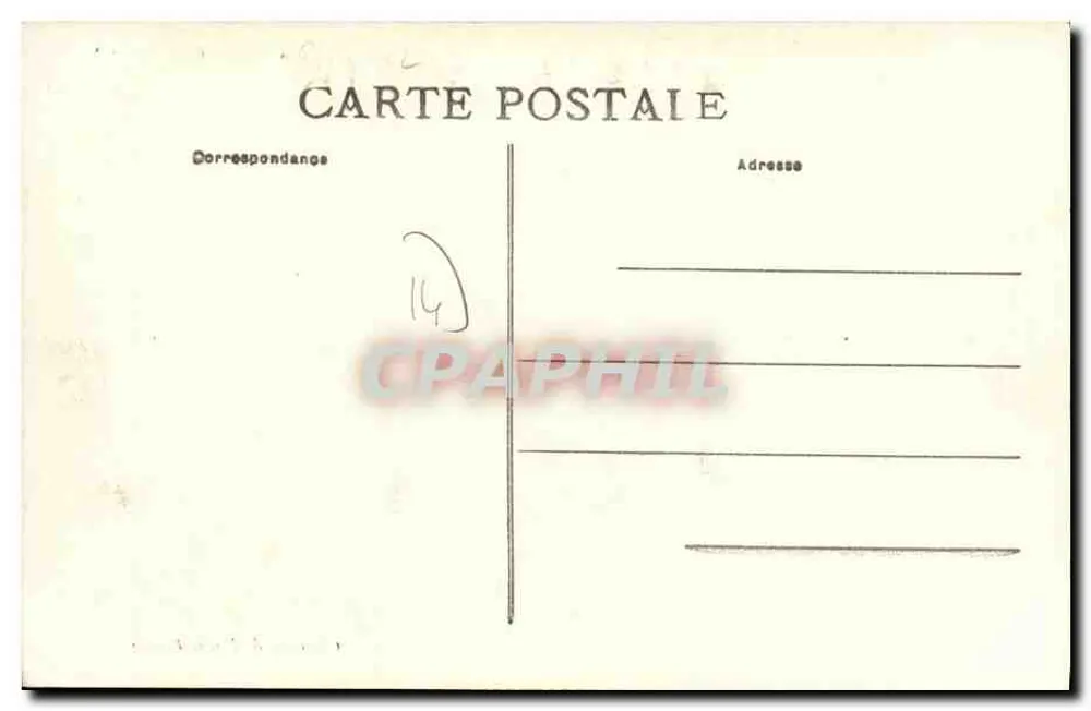 Bayeux - Place au Bois — Coleção A. Louis, Bayeux - Verso
