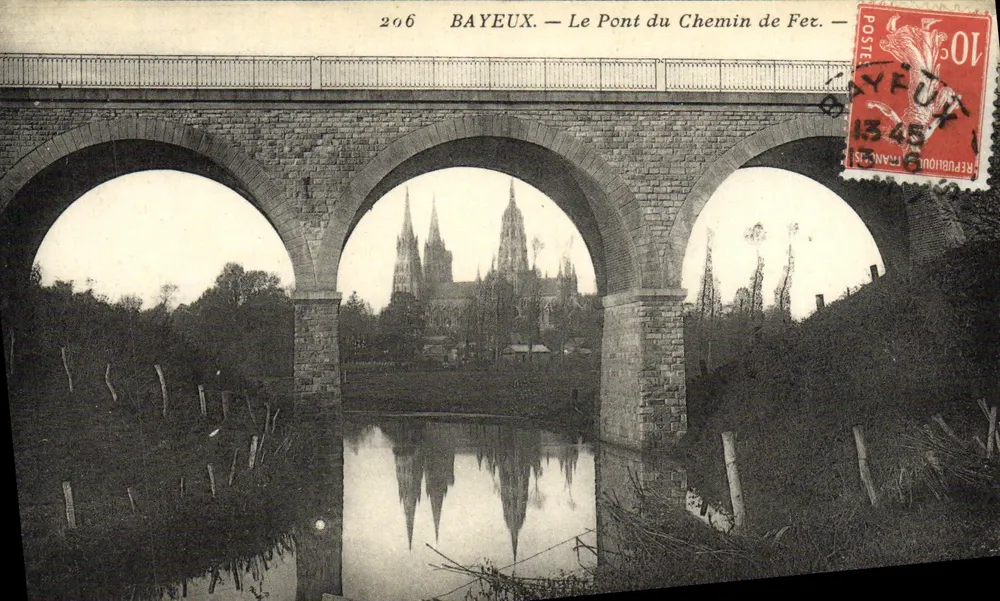 Bayeux — O Ponte do Caminho de Ferro — n°206 - Frente