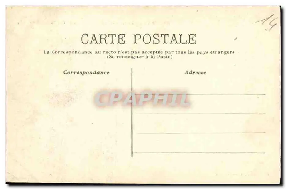 Bayeux — Der Eisenbahnviadukt und die Kathedrale — Sammlung A. Louise Bayeux - Rückseite