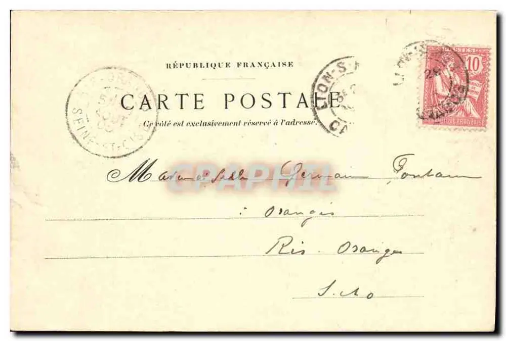 Bayeux - Maison l'Abbé — éditeur J. Billot, Paris, n°72 - Verso