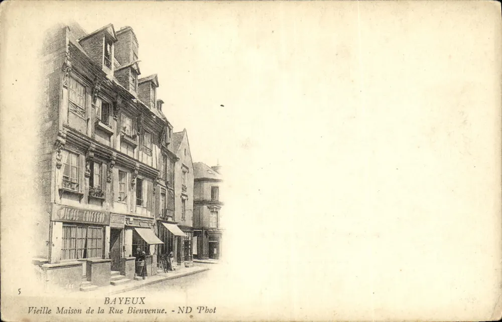 Bayeux — Altes Haus in der Rue Bienvenue — ND Pbot - Vorderseite