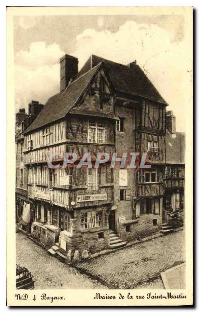 Bayeux — Maison de la rue Saint-Martin — P. LABRE, éditeur, n°4 - Frente