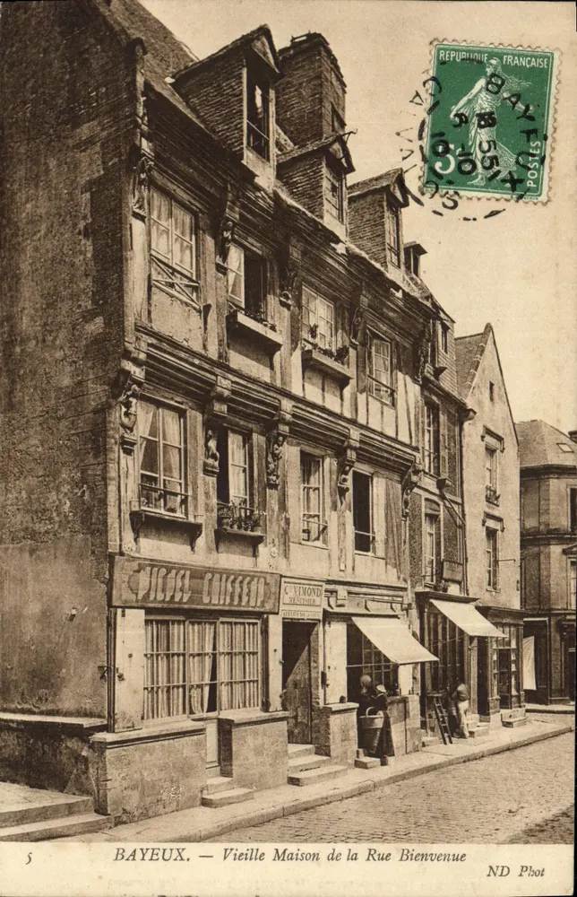 Bayeux — Alte Haus in der Rue Bienvenue — ND Phot, n°5 - Vorderseite