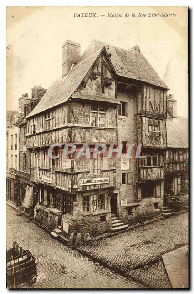 Bayeux — Haus in der Straße Saint-Martin — Plabbe & Nivride - Vorderseite