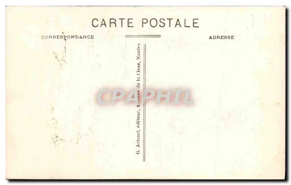 Haus (15. Jahrhundert) der Rue de St-Martin — Bayeux — G. Artaud, Verleger - Rückseite