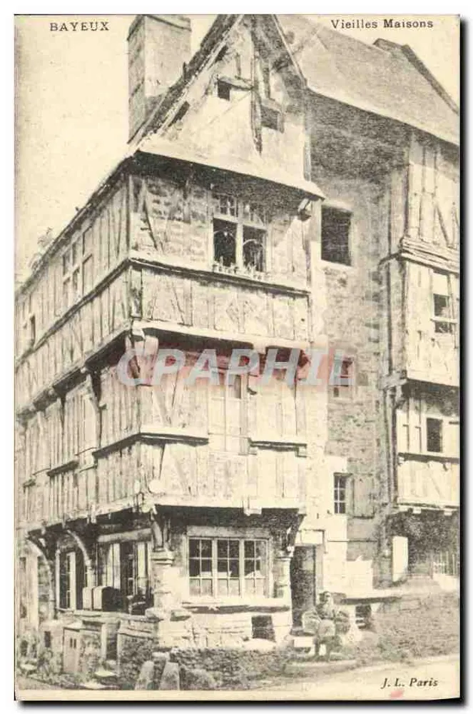 Bayeux — Velhas Casas — J. L. Paris - Frente