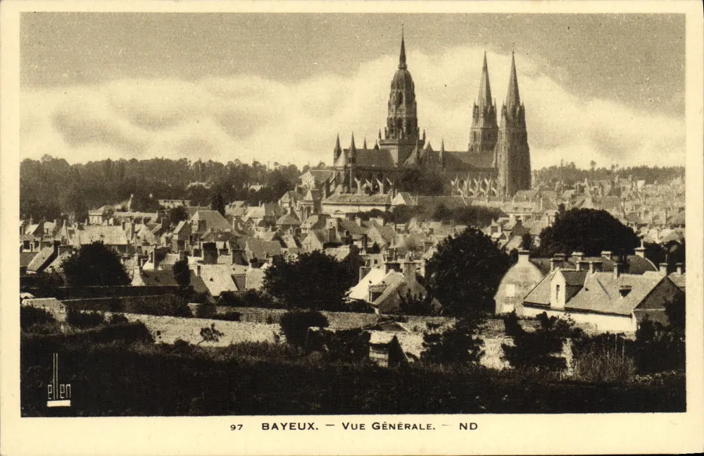 Bayeux — Vista Geral — editor Ellen, n° 97 - Frente