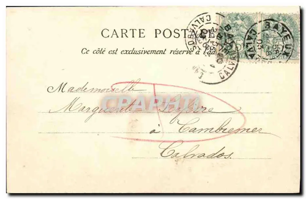 Bayeux — Allgemeiner Blick vom Hôtel-Dieu — La C.P.A. Paris, Nr. 61 - Rückseite