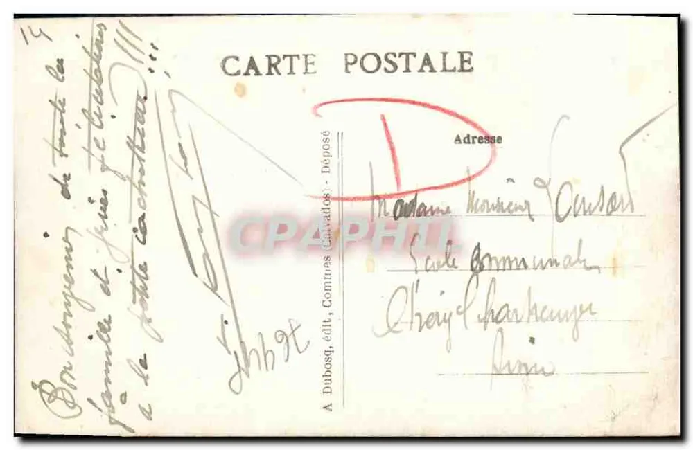 Bayeux (Calvados) — Vista geral — A+D - Verso