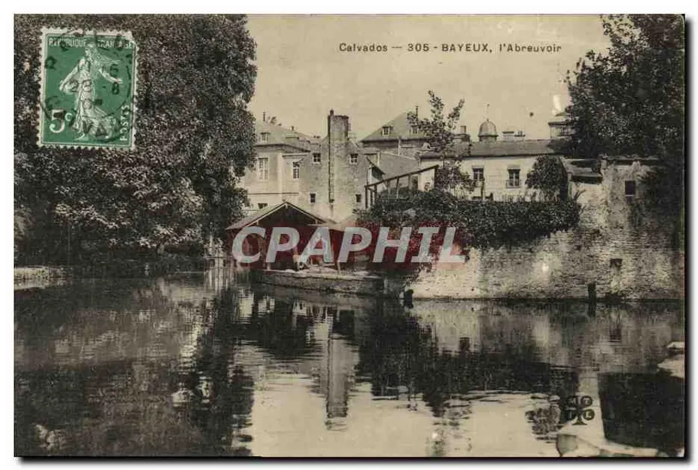 Bayeux — l'Abreuvoir — éditeur imprimeur non visible, n° de série 305 - Awers