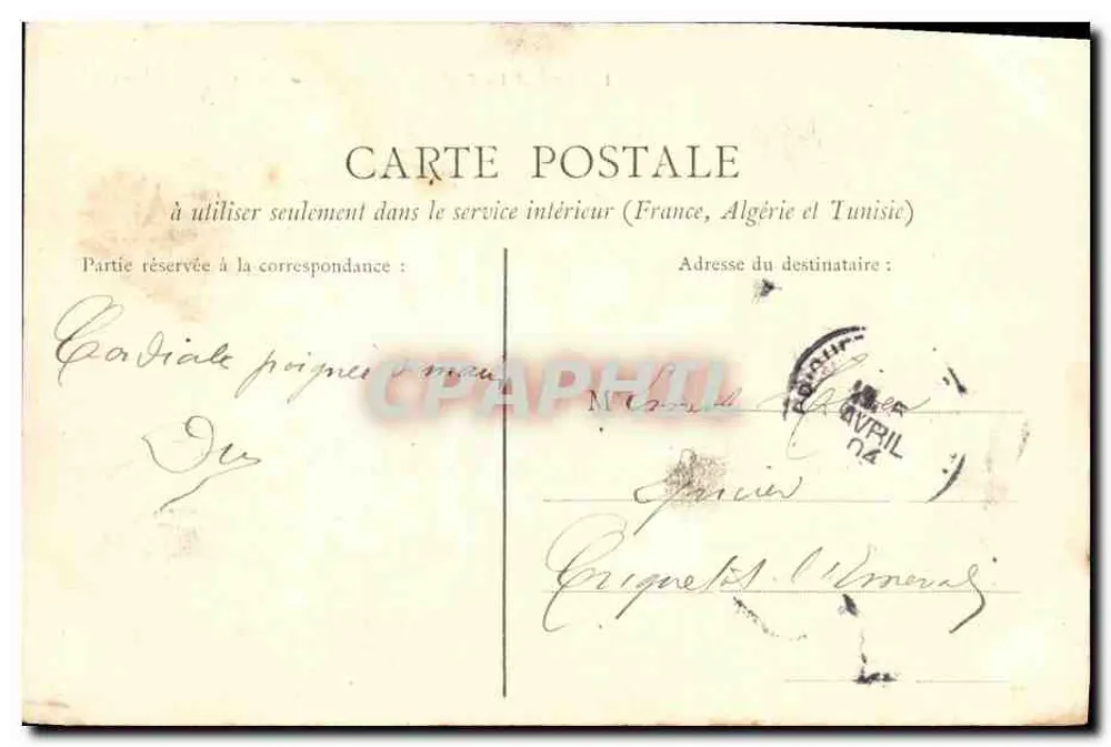 Bayeux - O Barragão sobre a Aure — L. D. - Verso
