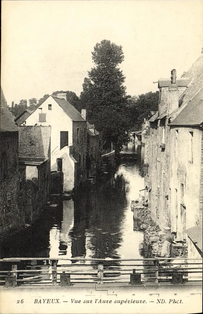Bayeux — Ansicht der oberen Aure — ND. Phct. - Vorderseite