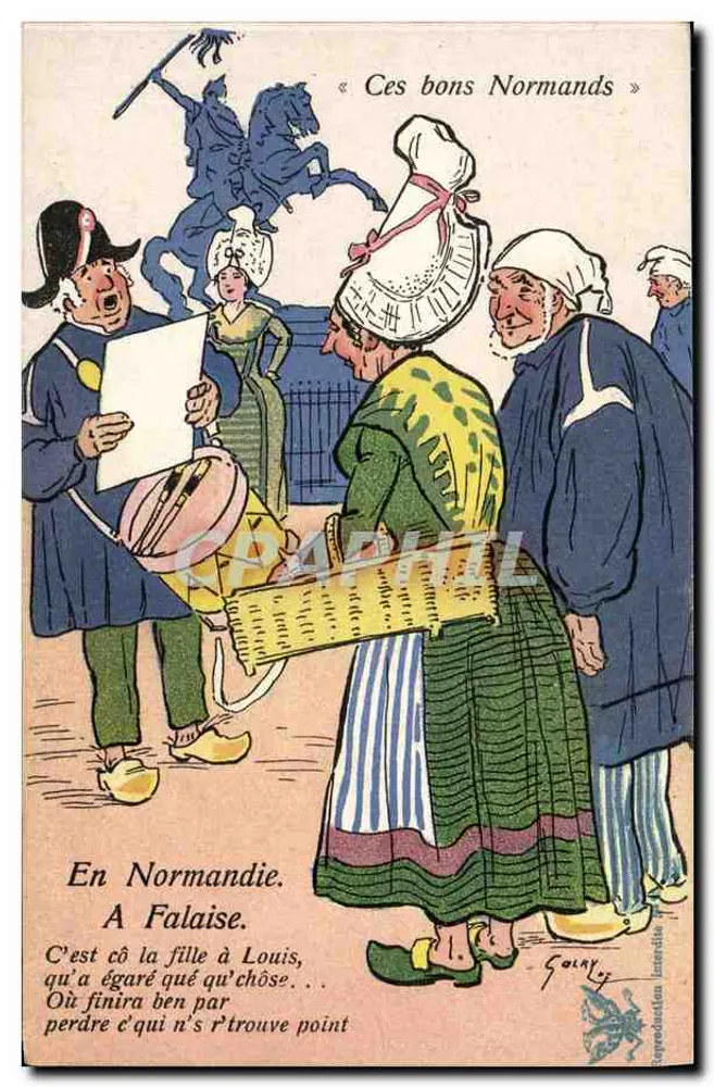Diese guten Normannen — In der Normandie. In Falaise — Goiny - Vorderseite