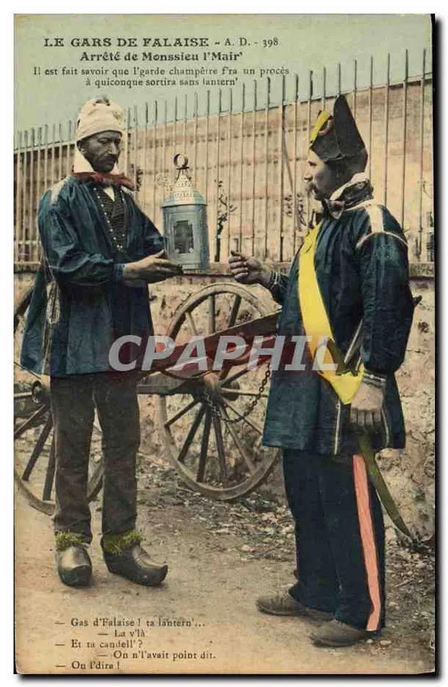 Der Mann aus Falaise — A.D. - 398 — Verlag A. Dubosq, 601, Commune (Caresse) - Dijon - Vorderseite
