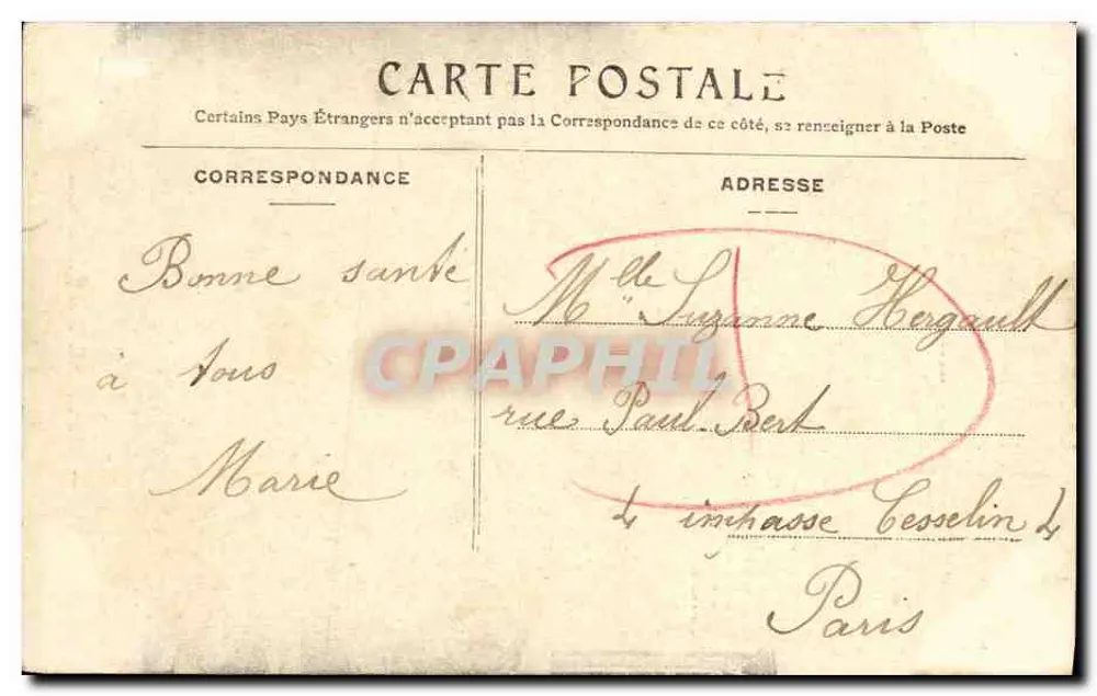 O Homem de Falaise — Lenda da Lanterna — C. Jeanne, editora-fotografia, Falaise - Verso