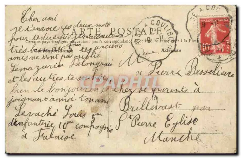 Die Falaisianerin und ihre Laterne — Vaussey, Verlag — Falaise - Rückseite