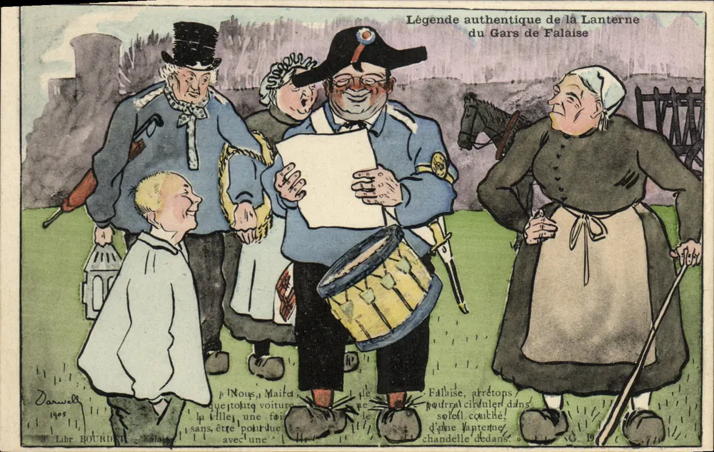 Authentische Legende der Laterne des Gars von Falaise — Danwell, Nr. 19 — Ausgabe BOURDIN - Vorderseite