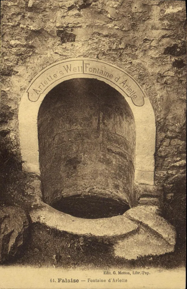 Falaise — Fonte de Arielle — Edit. G. Metton, Libr.-Pap. - Frente