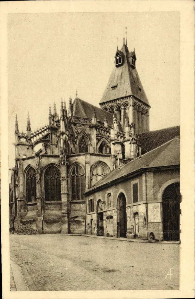 Falaise — Kirche Saint-Gervais, L'Abaide (Römische Turm) — A. Froment, Caen - Vorderseite