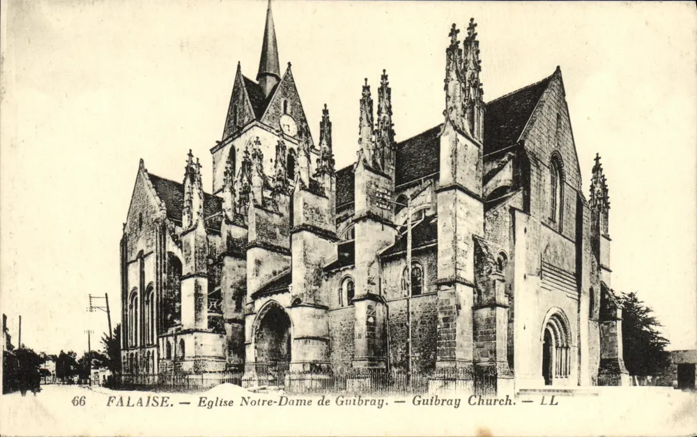 Falaise — Kirche Notre-Dame de Guibray — LL - Vorderseite
