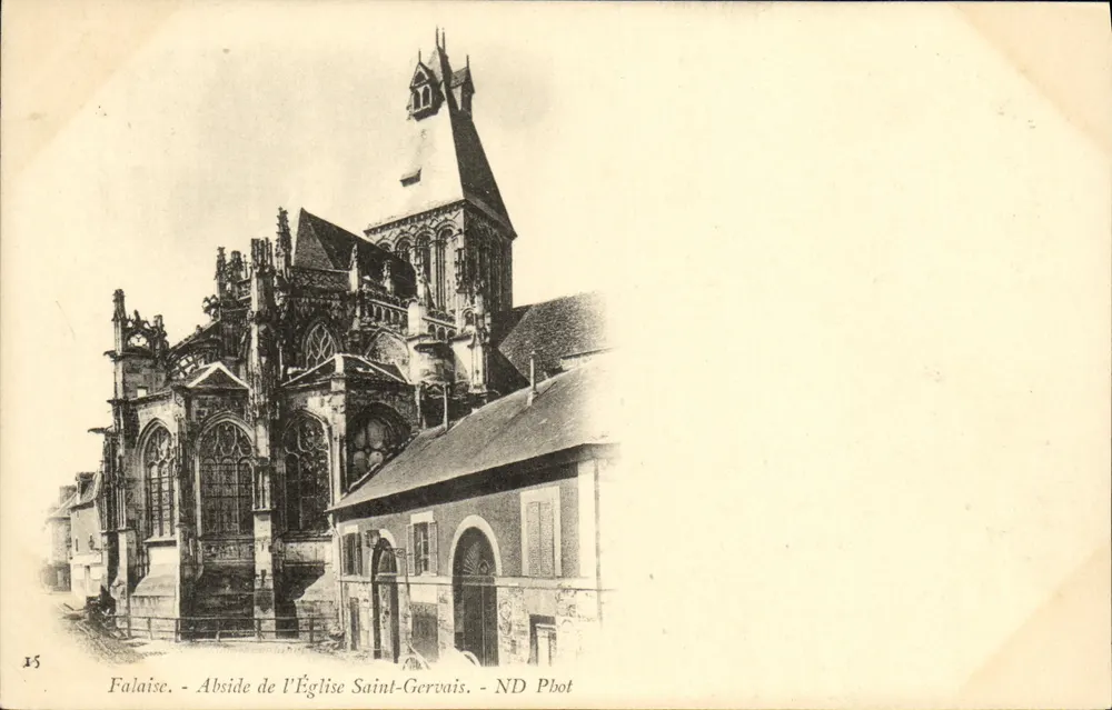 Falaise — Apse der Kirche Saint-Gervais — ND Phot - Vorderseite