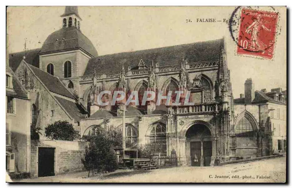 Falaise — Igreja — C. Jeanne, editora-fotógrafa, Falaise - Frente
