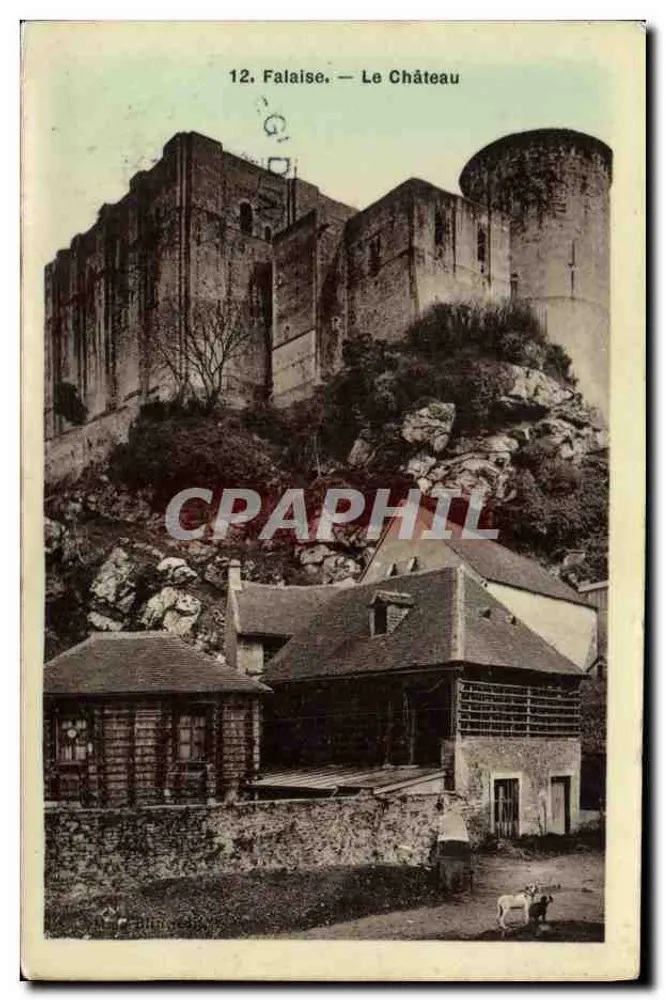 Falaise — O Castelo — Bilhete postal moderno n°12 - Frente