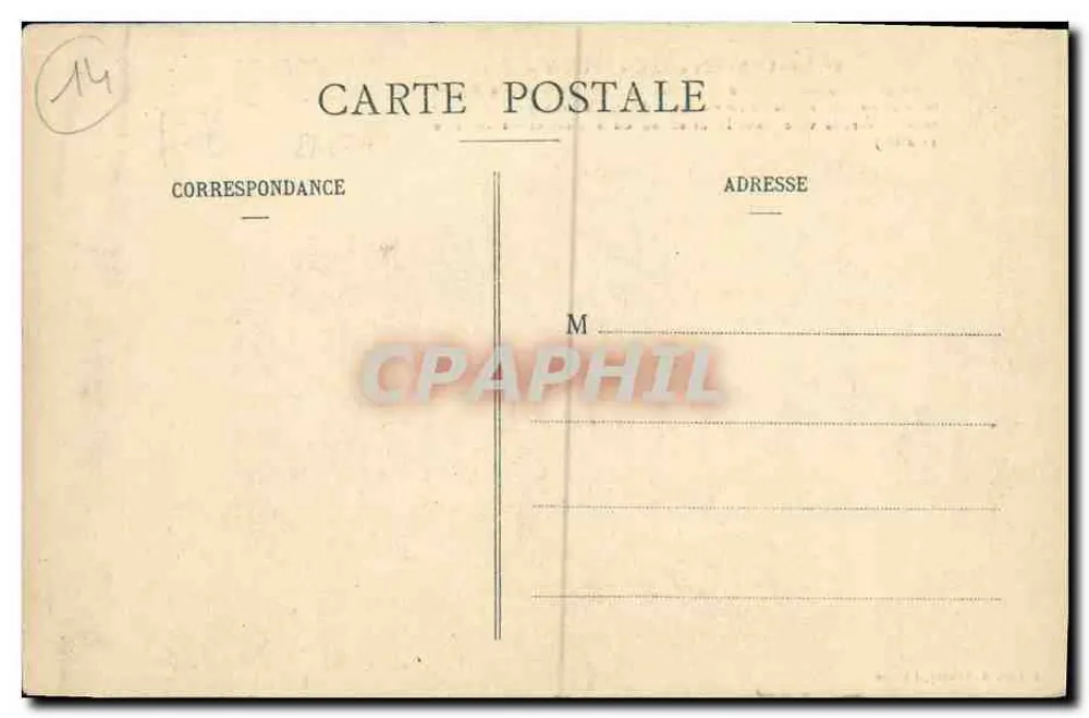 Falaise (Calvados) — O Castelo — Édition A. Phane, Falaise - Verso