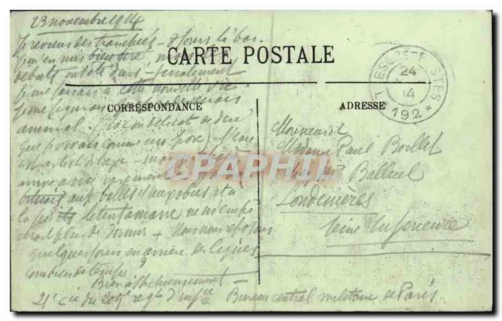 Falaise — O Donjon e as Bertagnes — LL. - Verso