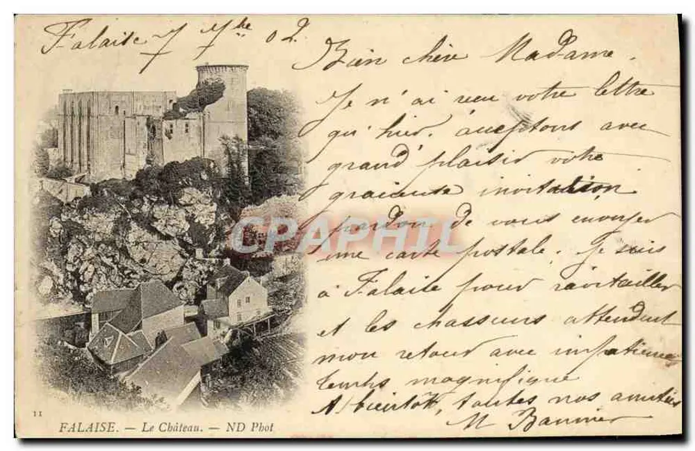 Falaize — Het Kasteel — ND Phot - Voorkant