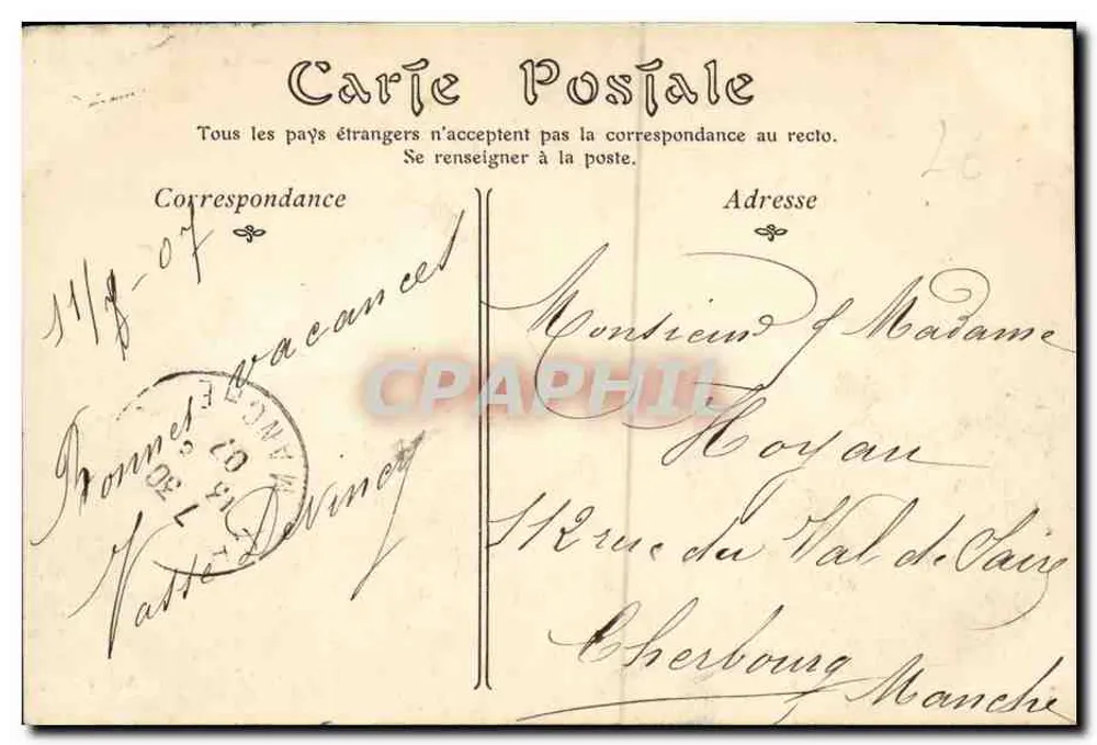 Falaise — O Castelo (lado oeste) — ND. Fot. - Verso