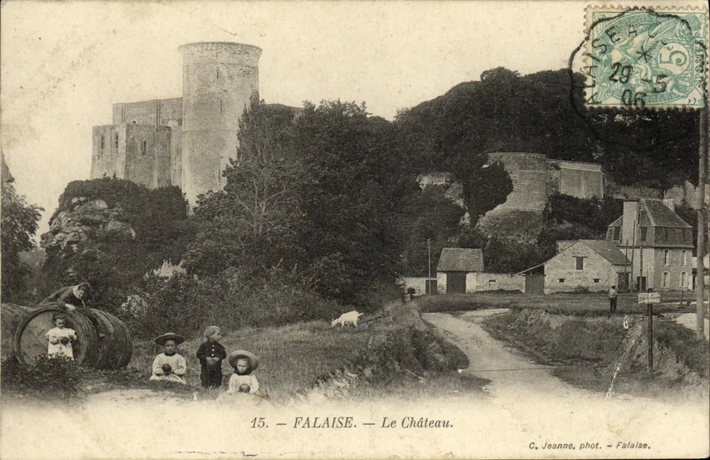 Falaise — Das Schloss — C. Jeanne, phot. — Falaise. - Vorderseite