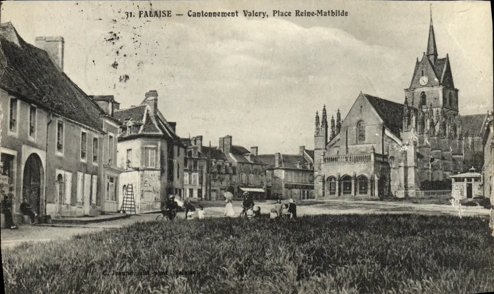 FALAISE — Lager Valory, Place Reine-Mathilde — C. Jeanne, Verlag-Fotografie Falaise - Vorderseite