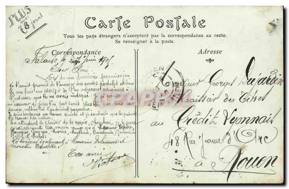 Falaise — La Caserne Dumont d'Urville — ND Phot - Rückseite