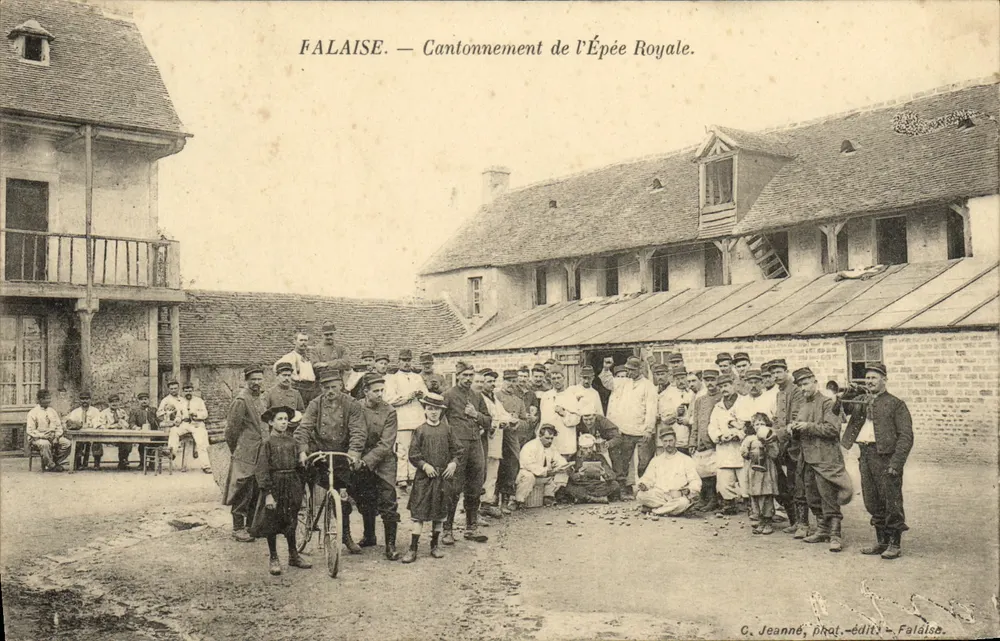 Falaise — Lager des königlichen Schwerts — C. Jeanné, Foto — in Falaise veröffentlicht - Vorderseite