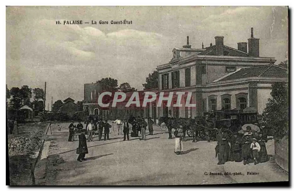 Palaise — Westbahnhof — C. Jeanne, Verlag-Fotograf Palaise - Vorderseite