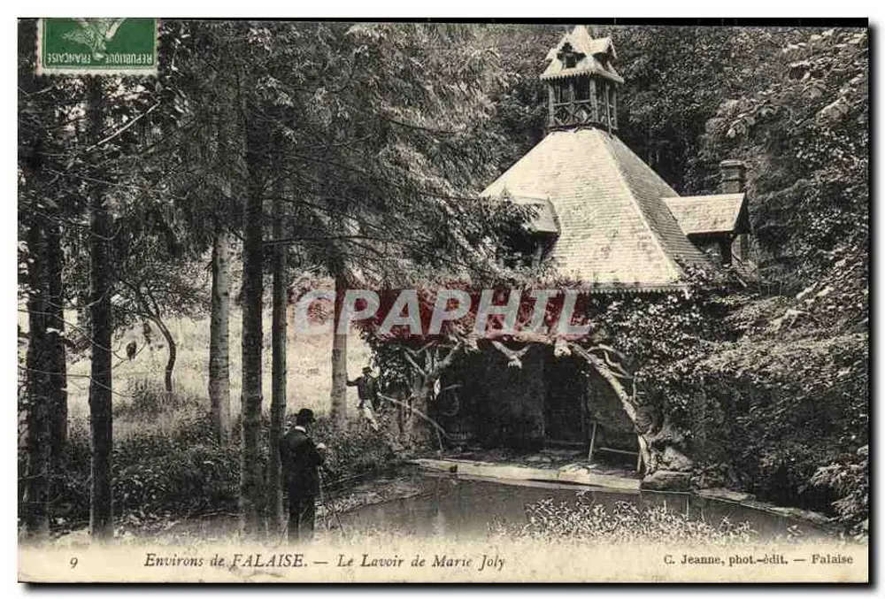 Umgebung von FALAISE — Das Waschhaus der Marie Joly — C. Jeanne, phot.-verlag — Falaise - Vorderseite