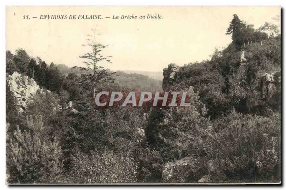 Ao redor de Falaise — La Bréche au Diable - Frente