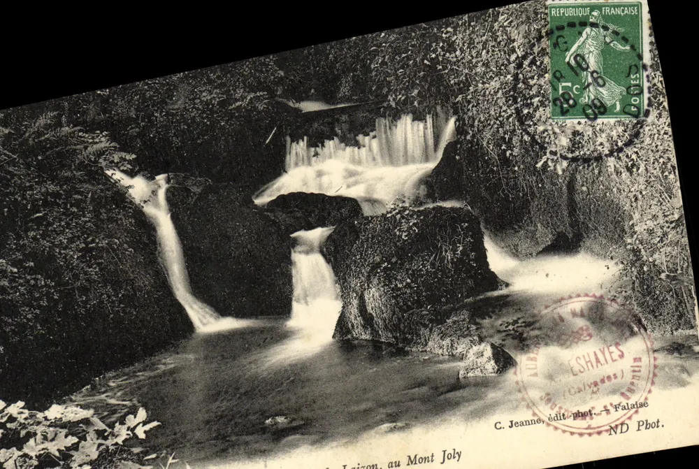 Leizon, am Mont Joly — Wasserfall — C. Jeanne, Verlag-Fotograf Falaise - Vorderseite