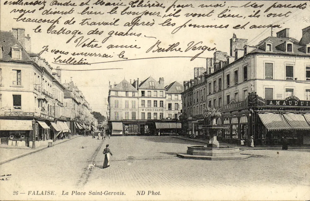 FALAISE. A Place Saint-Gervais — ND Fot. — n° 26 - Frente