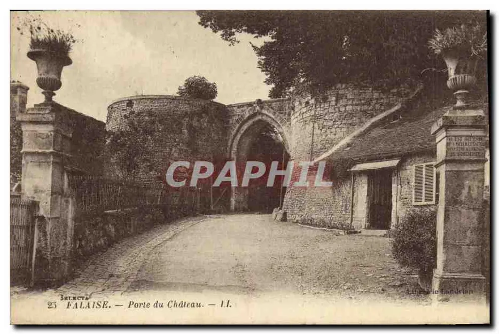 Falaise — Porta do Castelo — Editor: Lévy filho e Cia, n° 23 - Frente