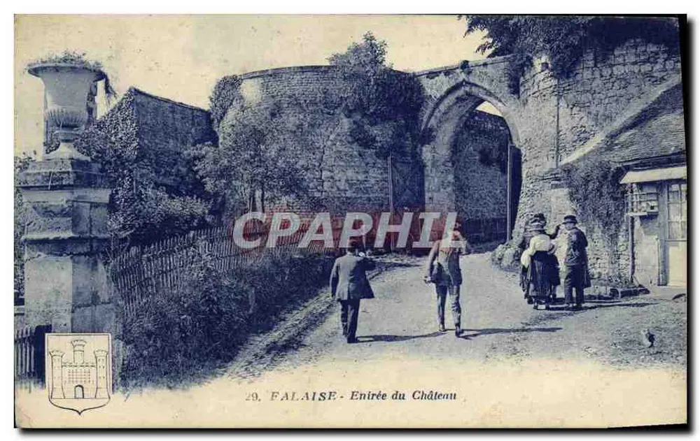 Falaise - Entrada do Castelo — editor G. Arnaud, n°29 - Frente