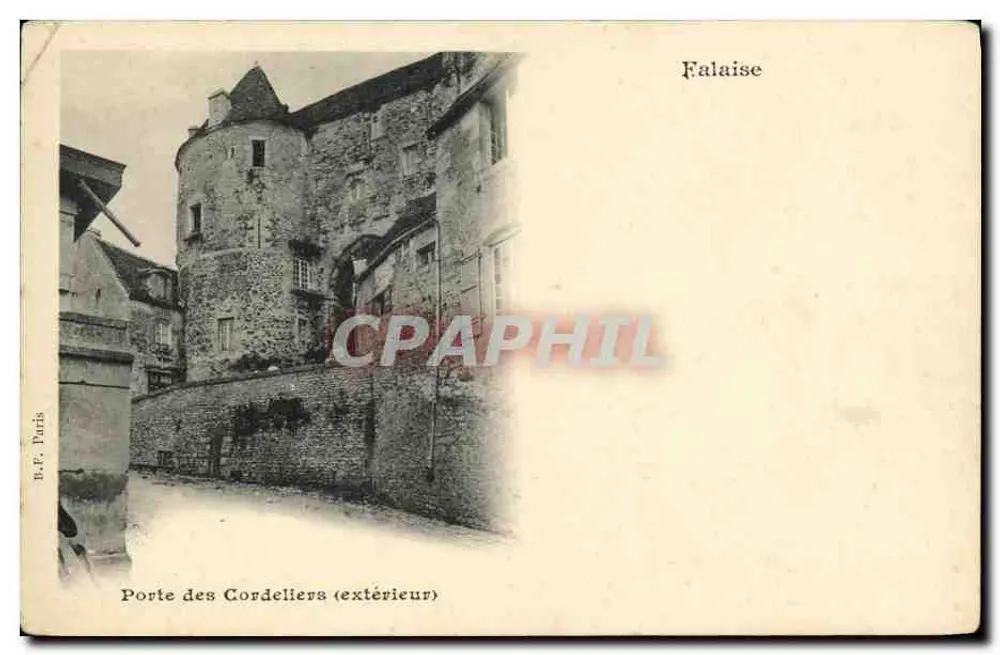 Porte des Cordeliers (Außenansicht) — Falaise — B.F. Paris - Vorderseite