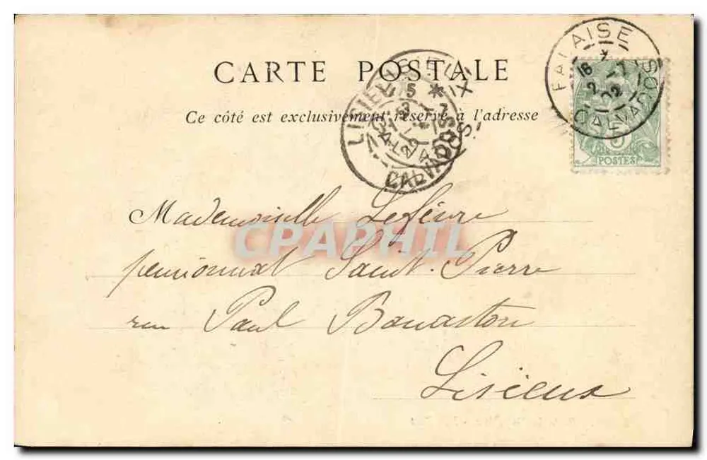 Falaise - Porte des Cordeliers — ND Phot, n°12 - Rückseite