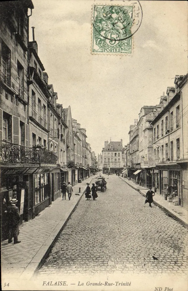 FALAISE — A Grande-Rua-Trinité — ND Fot, n°54 - Frente