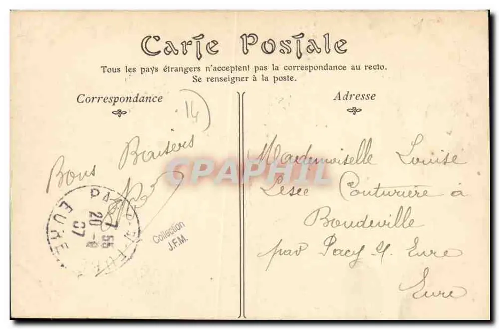 FALAISE — A Grande-Rua-Trinité — ND Fot, n°54 - Verso